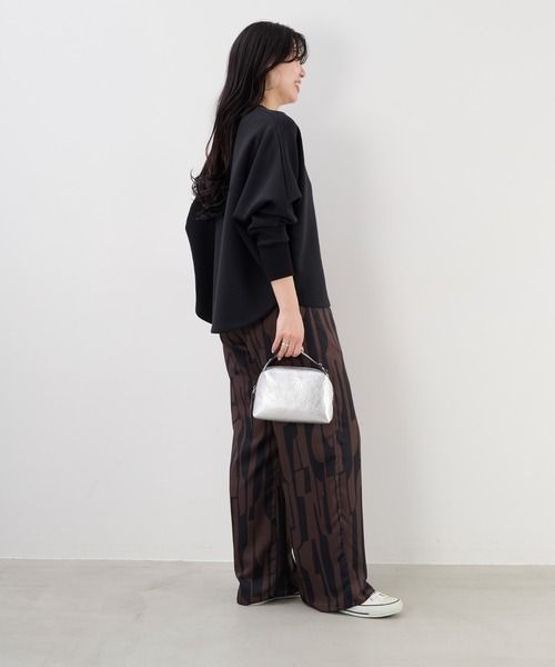 MICA&DEAL(マイカ&ディール)の「ライトドルマンプルオーバー(Tシャツ/カットソー・レディース・モカ/ブラック/オフホワイト・FREE)」の9枚目の写真