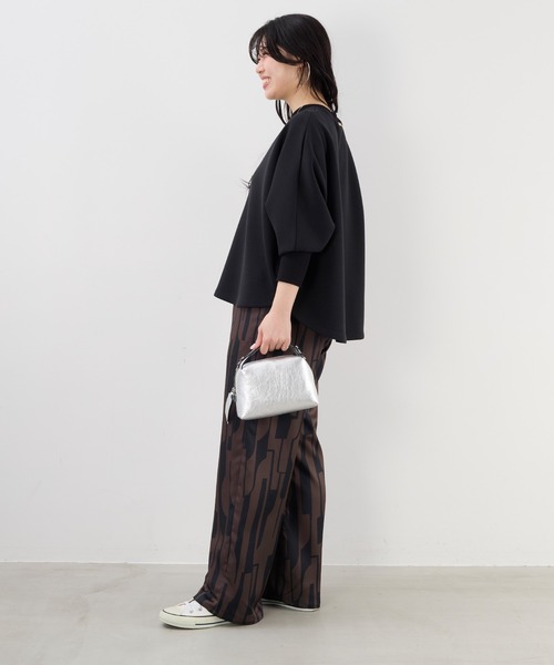 MICA&DEAL(マイカ&ディール)の「ライトドルマンプルオーバー(Tシャツ/カットソー・レディース・モカ/ブラック/オフホワイト・FREE)」の10枚目の写真