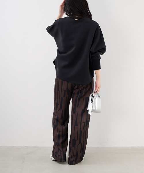 MICA&DEAL(マイカ&ディール)の「ライトドルマンプルオーバー(Tシャツ/カットソー・レディース・モカ/ブラック/オフホワイト・FREE)」の11枚目の写真