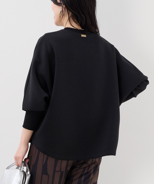 MICA&DEAL(マイカ&ディール)の「ライトドルマンプルオーバー(Tシャツ/カットソー・レディース・モカ/ブラック/オフホワイト・FREE)」の12枚目の写真