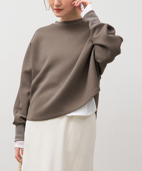 MICA&DEAL(マイカ&ディール)の「ライトドルマンプルオーバー(Tシャツ/カットソー・レディース・モカ/ブラック/オフホワイト・FREE)」の22枚目の写真