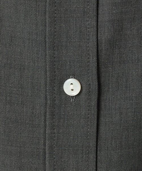 green label relaxing（グリーンレーベルリラクシング）の「ツイル シャツ ウォッシャブル（シャツ/ブラウス・レディース・ダークグレー/モカ・FREE）」の17枚目の写真