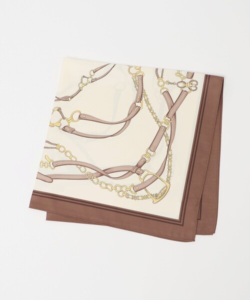 BEAUTY&YOUTH UNITED ARROWS(ビューティーアンドユースユナイテッドアローズ)の「ベルトモチーフ スカーフ(バンダナ/スカーフ・レディース・コバルトブルー/ブラウン系・FREE)」の5枚目の写真