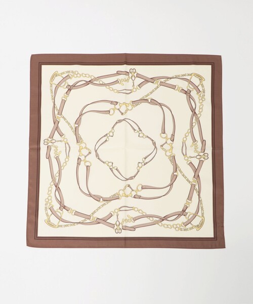 BEAUTY&YOUTH UNITED ARROWS(ビューティーアンドユースユナイテッドアローズ)の「ベルトモチーフ スカーフ(バンダナ/スカーフ・レディース・コバルトブルー/ブラウン系・FREE)」の8枚目の写真