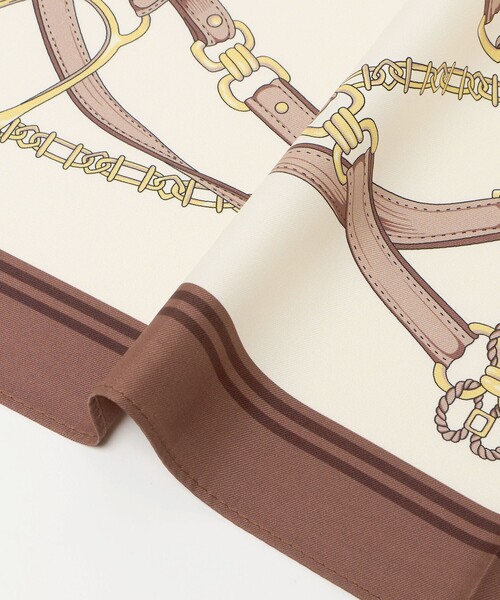 BEAUTY&YOUTH UNITED ARROWS(ビューティーアンドユースユナイテッドアローズ)の「ベルトモチーフ スカーフ(バンダナ/スカーフ・レディース・コバルトブルー/ブラウン系・FREE)」の9枚目の写真