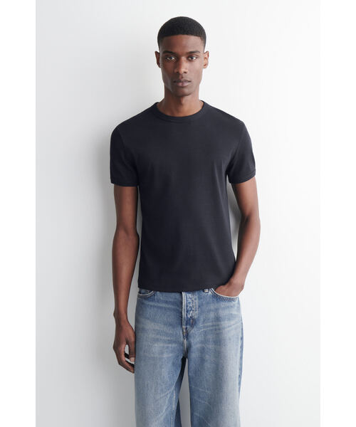 スリムフィット リブTシャツ(Tシャツ/カットソー)|COS(コス)の スリムフィット リブTシャツ(Tシャツ/カットソー)|COS(コス)の