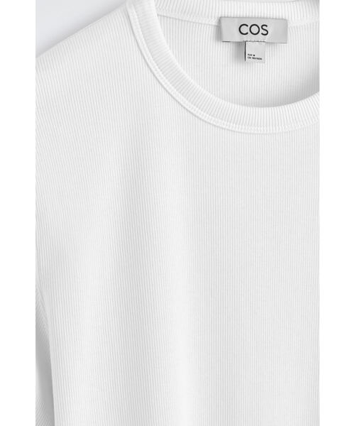 スリムフィットリブTシャツ（Tシャツ/カットソー）｜COS（コス）の