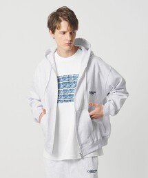 オーガニック コットン 100%」に該当するパーカーファッション