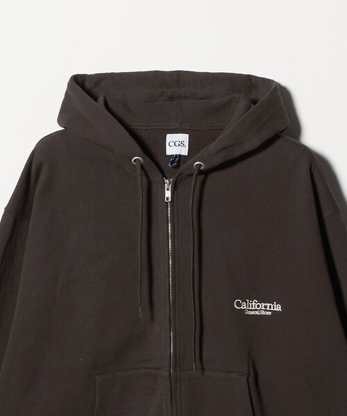 California General Store(California General Store)の「<CGS.>オーガニックコットン ジップ フーディー スウェット(パーカー・メンズ・ライトグレー/ダークブラウン/ワイン・XL/M/S/L)」の21枚目の写真