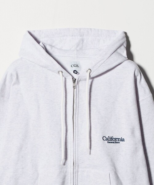 California General Store(California General Store)の「<CGS.>オーガニックコットン ジップ フーディー スウェット(パーカー・メンズ・ライトグレー/ダークブラウン/ワイン・XL/M/S/L)」の10枚目の写真