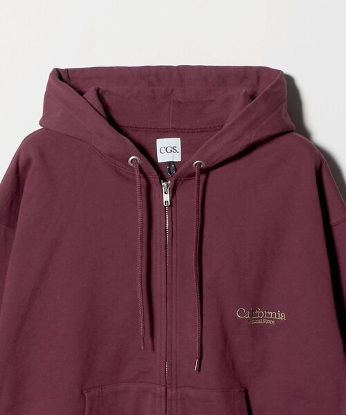 新品【23区】オーガニックコットン　パーカー　38　　ジップアップ　フーディー VERY3月号掲載/洗える】コットンテリー ジップアップ フーディー