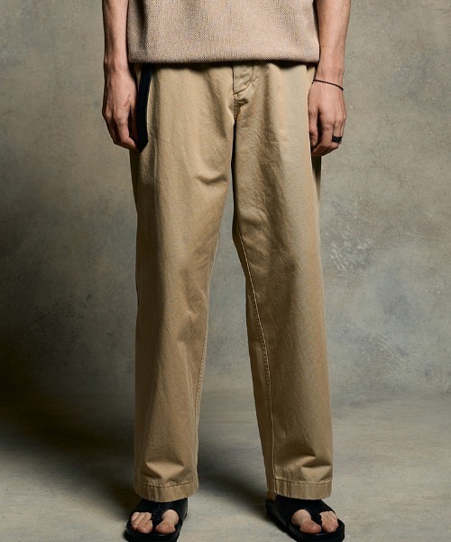 wjk（ダヴルジェイケイ）の「mp14234- vintage chino trousers チノトラウザーパンツ(5328 co15h)（チノパンツ・メンズ・オリーブ/ベージュ・S/M/L/XL）」の13枚目の写真