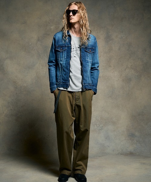 wjk（ダヴルジェイケイ）の「mp14234- vintage chino trousers チノトラウザーパンツ(5328 co15h)（チノパンツ・メンズ・オリーブ/ベージュ・S/M/L/XL）」の18枚目の写真