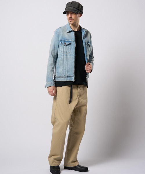 wjk（ダヴルジェイケイ）の「mp14234- vintage chino trousers チノトラウザーパンツ(5328 co15h)（チノパンツ・メンズ・オリーブ/ベージュ・S/M/L/XL）」の5枚目の写真