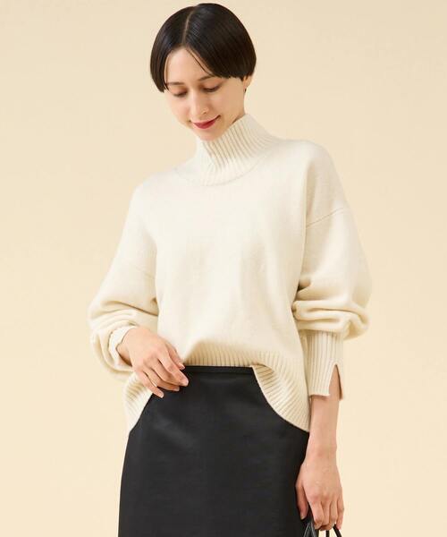 定番》カシミヤミックスウールタートル（ニット/セーター