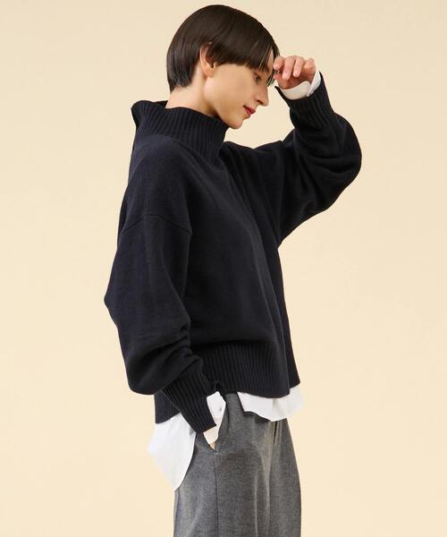 定番》カシミヤミックスウールタートル（ニット/セーター