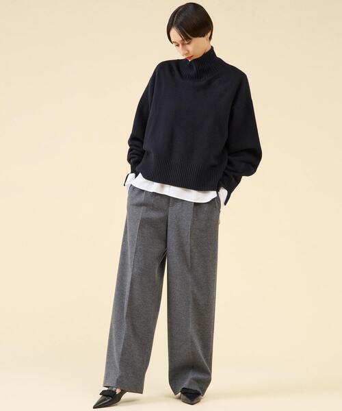 マルティニーク☆カシミヤミックスウールタートル ニット martinique（マルティニーク）の「martinique/カシミヤミックスウール