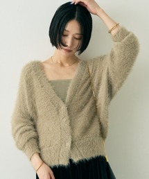 Rouge vif Anna | 【2点セット】ファーニットカーデ×リブニットキャミ アンサンブル(カーディガン/ボレロ)