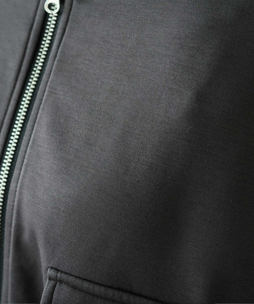 VitaFelice（ヴィータフェリーチェ）の「ノースリーブジップフロントポケットベスト（セットアップ対応）（ベスト・レディース・ブラック/チャコールグレー・FREE）」の21枚目の写真