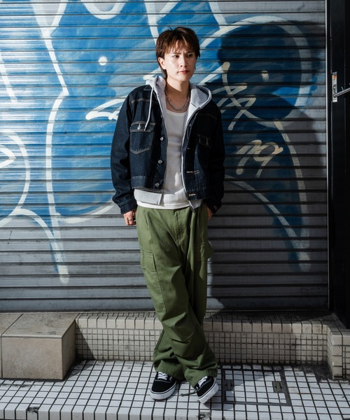 10ozデニム ショート丈 ジージャン（デニムジャケット）｜improves