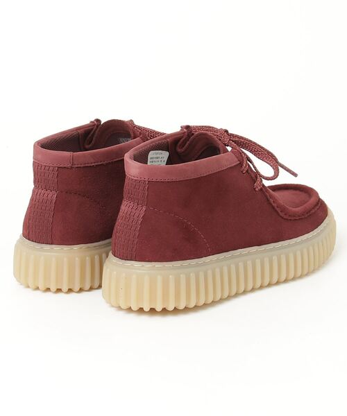 Clarks(クラークス)の「クラークス Torhill Hi トーヒルハイ カジュアルシューズ(ブーツ・メンズ・ワイン・90/85/80/75/70/65/60)」の2枚目の写真