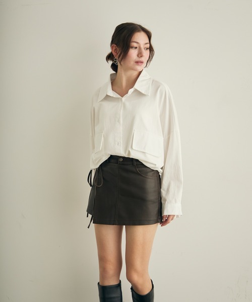 Lunea(ルネア)の「ウエストリボンラップスカパン(その他パンツ・レディース・ブラック/ブラウン・L/M/S)」の17枚目の写真