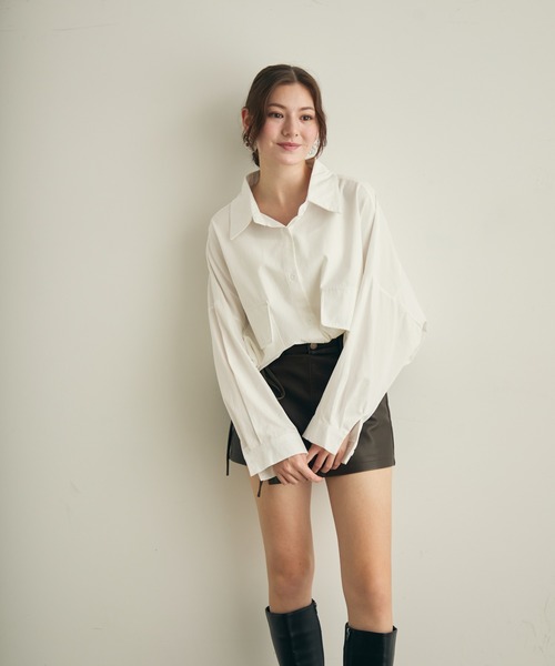 Lunea(ルネア)の「ウエストリボンラップスカパン(その他パンツ・レディース・ブラック/ブラウン・L/M/S)」の18枚目の写真