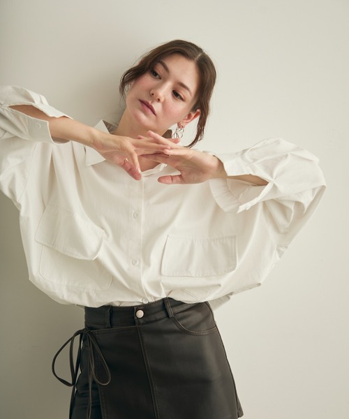 Lunea(ルネア)の「ウエストリボンラップスカパン(その他パンツ・レディース・ブラック/ブラウン・L/M/S)」の22枚目の写真