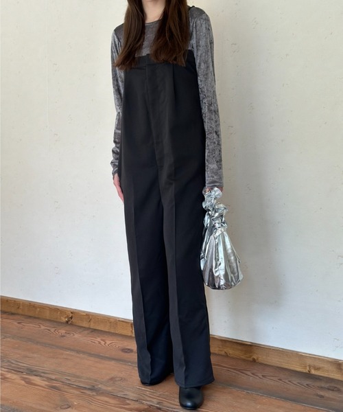 Per sist ence(パーシエンス)の「ヴィンテージライクシアーベロアトップス(Tシャツ/カットソー・レディース・ダークグレー/ホワイト/ブラウン/ブラック・ONE SIZE)」の10枚目の写真