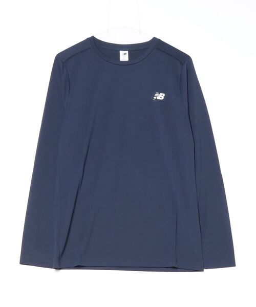 NEW BALANCE（ニューバランス）の「ニューバランス New Balance Long Sleeve_Sport Logo（Tシャツ/カットソー・メンズ・ネイビー/ホワイト/ブラック・S/M/L/LL/3L）」の3枚目の写真
