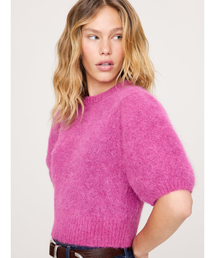 Banana Republic（バナナリパブリック）の「ファジー アルパカブレンド パフスリーブ セーター（ニット/セーター）」