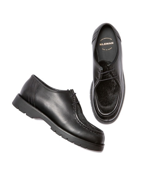 KLEMAN（クレマン）の「【KLEMAN / クレマン】PADRINI | パドリーニ（モカシン/デッキシューズ・メンズ・ブラック・44/42/43/39/40/41）」の4枚目の写真
