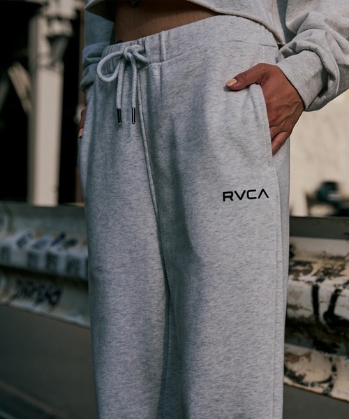 RVCA（ルーカ）の「RVCA レディース ARCH COLLEGE SWEAT PANTS セットアップボトムス 【2025年秋冬モデル】 @autumn/ルーカウエストゴムスウェットパンツ（スウェットパンツ・レディース・オフホワイト/グレー/ブラック・MEDIUM/SMALL）」の13枚目の写真