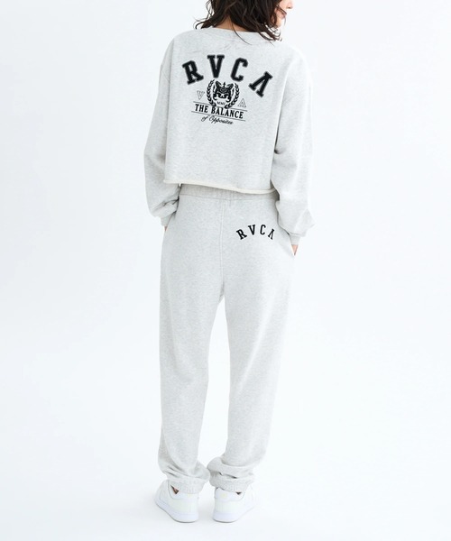 RVCA（ルーカ）の「RVCA レディース ARCH COLLEGE SWEAT PANTS セットアップボトムス 【2025年秋冬モデル】 @autumn/ルーカウエストゴムスウェットパンツ（スウェットパンツ・レディース・オフホワイト/グレー/ブラック・MEDIUM/SMALL）」の21枚目の写真