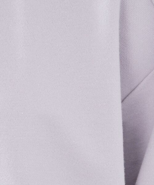 OPAQUE.CLIP（オペークドットクリップ）の「ラメ裏毛ショートプルオーバー【洗濯機OK】（スウェット・レディース・アイボリー系5/グレー系4/パープル系1・00）」の18枚目の写真