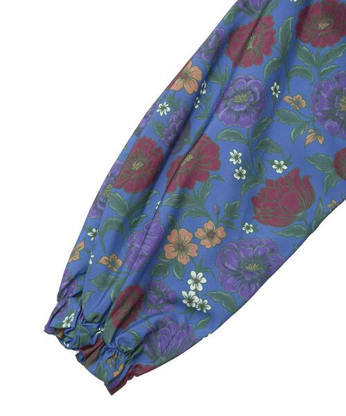 Green Parks(グリーンパークス)の「■WITH KURUMI NAKATA フラワープリントワンピース(ワンピース・レディース・ブラック/ブルー・FREE)」の11枚目の写真