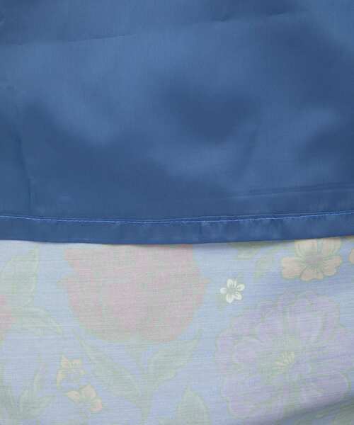 Green Parks(グリーンパークス)の「■WITH KURUMI NAKATA フラワープリントワンピース(ワンピース・レディース・ブラック/ブルー・FREE)」の17枚目の写真