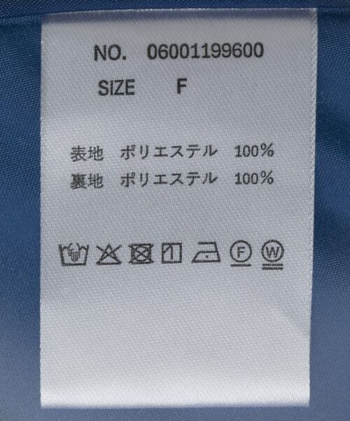 Green Parks(グリーンパークス)の「■WITH KURUMI NAKATA フラワープリントワンピース(ワンピース・レディース・ブラック/ブルー・FREE)」の18枚目の写真