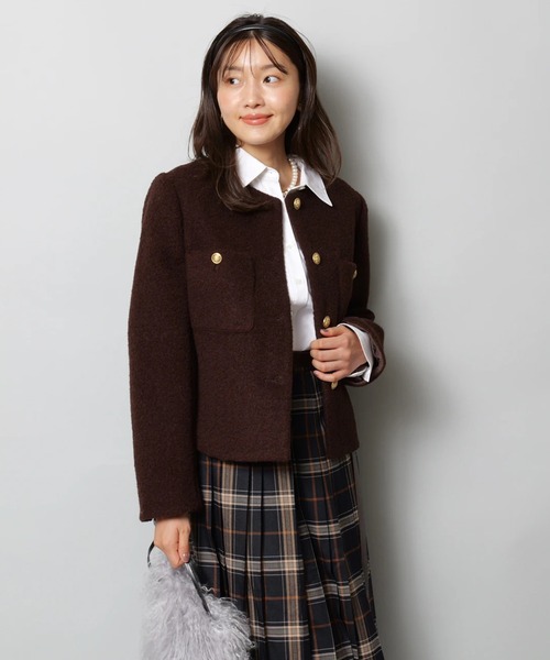 シャギーブークレジャコット（ダウンジャケット/コート）｜JUSGLITTY