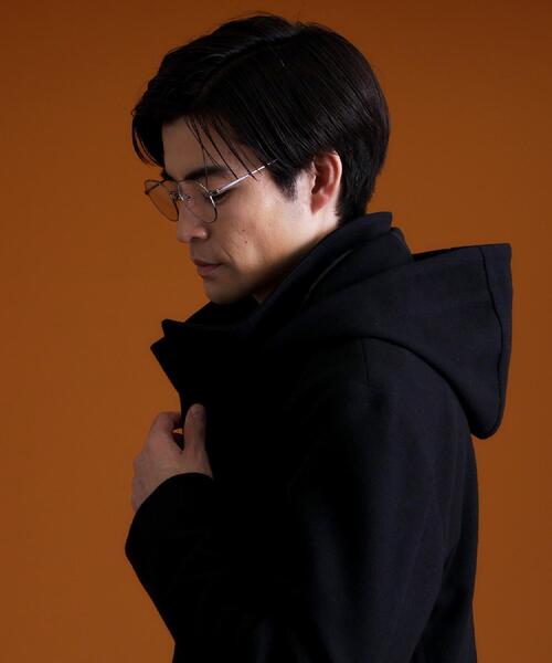 ON/OFF対応 ウーリック スタンド メルトンコート 【洗濯機OK/フード