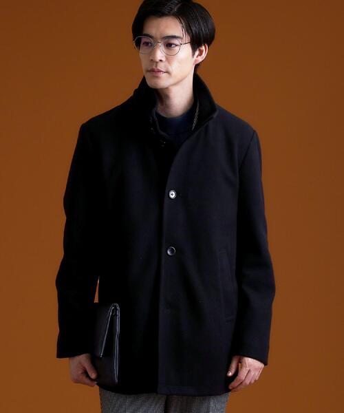 THE SHOP TK (ザ ショップ ティーケー )の「ON/OFF対応 ウーリック スタンド メルトンコート 【洗濯機OK/フード取外し可】(その他アウター・メンズ・グレー系3/ブラック/チャコール・02/03/04)」の16枚目の写真