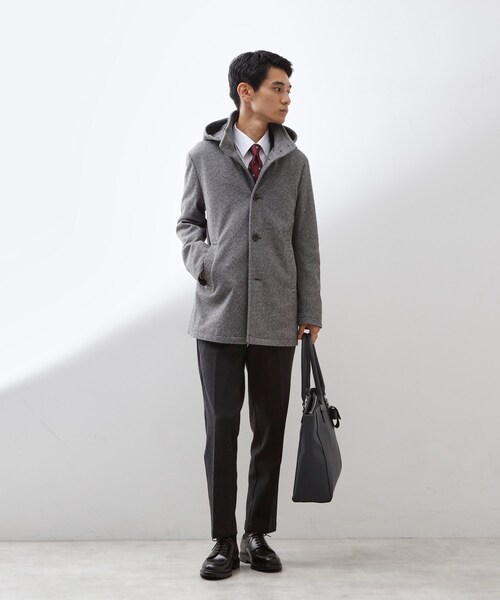 RHYME SYNDICATE USA製 90sヴィンテージメルトンフードコート RHYME SYNDICATE USA製 90sヴィンテージメルトンフードコート