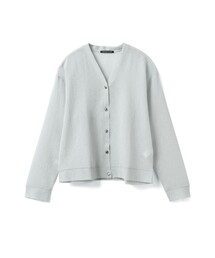 mizuiro ind ワッシャーボイルVネックカーディガン