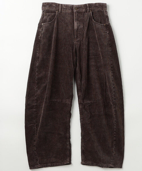 FREAK'S STORE（フリークスストア）の「ワイドシルエット ブリーチ加工 カーブ コーデュロイパンツ（その他パンツ・メンズ・オリーブ/ネイビー/ブラウン/ブラック・LARGE/MEDIUM/SMALL）」の8枚目の写真