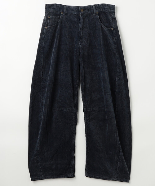 FREAK'S STORE（フリークスストア）の「ワイドシルエット ブリーチ加工 カーブ コーデュロイパンツ（その他パンツ・メンズ・オリーブ/ネイビー/ブラウン/ブラック・LARGE/MEDIUM/SMALL）」の12枚目の写真