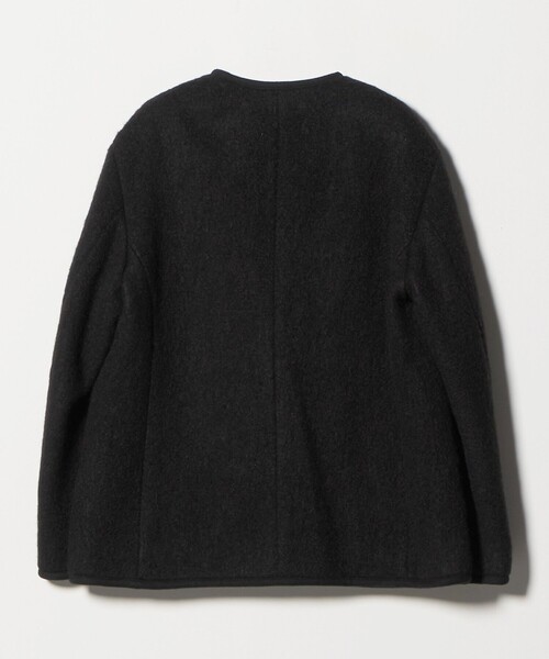 BEAUTY&YOUTH UNITED ARROWS（ビューティーアンドユースユナイテッドアローズ）の「シャギー ノーカラージャケットコート（ノーカラージャケット・レディース・オリーブ/ブラック・M/S）」の7枚目の写真