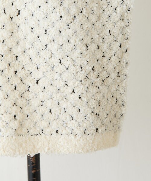 BEARDSLEY（ビアズリー）の「ツイードニット（ニット/セーター・レディース・ブラック/ホワイト・FREE）」の12枚目の写真