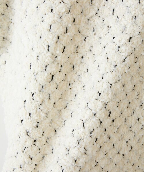 BEARDSLEY（ビアズリー）の「ツイードニット（ニット/セーター・レディース・ブラック/ホワイト・FREE）」の13枚目の写真