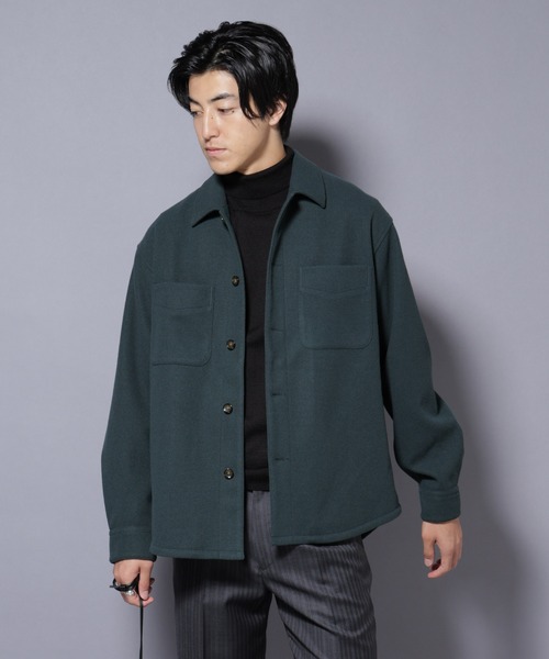 セール】テックメルトンシャツブルゾン（ブルゾン）｜NANO universe