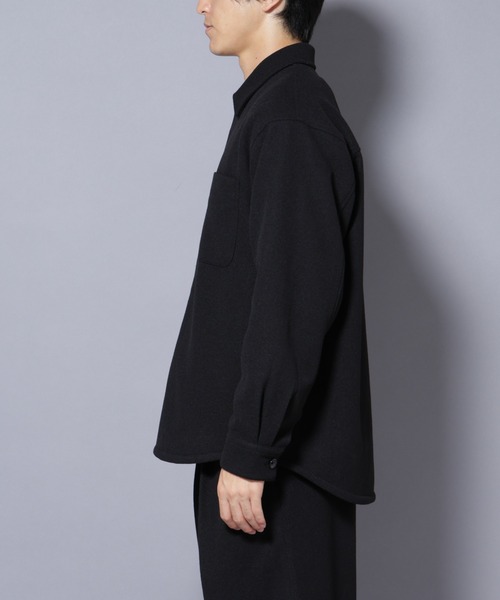 NANO universe（ナノユニバース）の「テックメルトンシャツブルゾン（ブルゾン・メンズ・グリーン/ブラック・S/M/L）」の17枚目の写真